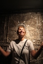 Claire in the shell grotto in Margate