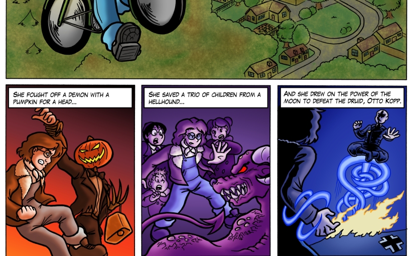 A Free Witches of Woodville comic for Halloween…